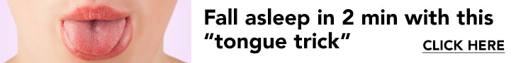 2 minute tongue trick helps you fall asleep